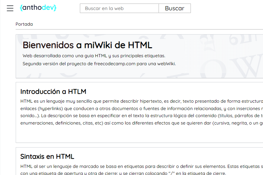 Imagen de proyecto aplicación web lista simple